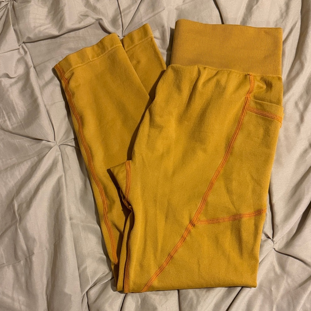 Vibrant Yellow Leggings